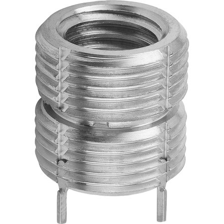 KIPP Threaded Insert Self-Locking, Reinforced, And External Thread, M14 M20X1, 5, Stainless Passivated K0402.114